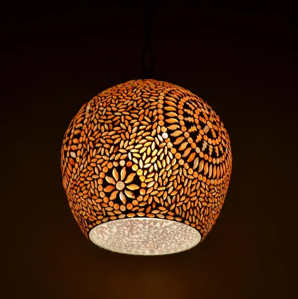 Orange_Mosaic_Hanging_Lamp_For_Home_Decoration_Turkish_Glass_Pendant_Light_(Design_I)