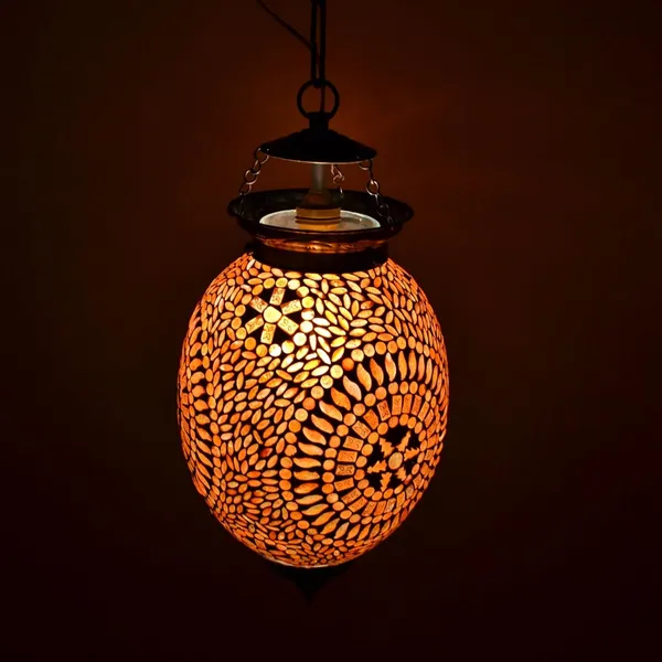 Orange_Mosaic_Hanging_Lamp_For_Home_Decoration_Turkish_Glass_Pendant_Light_(Design_J)
