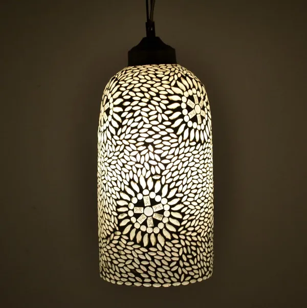White_Mosaic_Hanging_Lamp_For_Home_Decoration_Turkish_Glass_Pendant_Light_(Design_M)