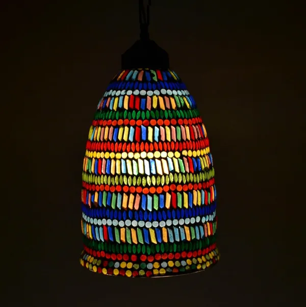 White_Mosaic_Hanging_Lamp_For_Home_Decoration_Turkish_Glass_Pendant_Light_(Design_N)