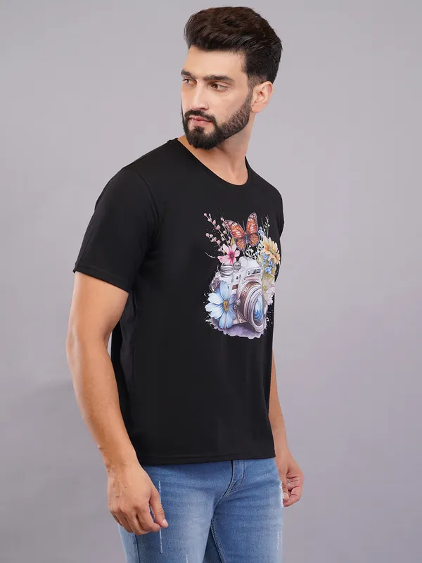 Black_Oversized_Printed_T-Shirt_For_Unisex