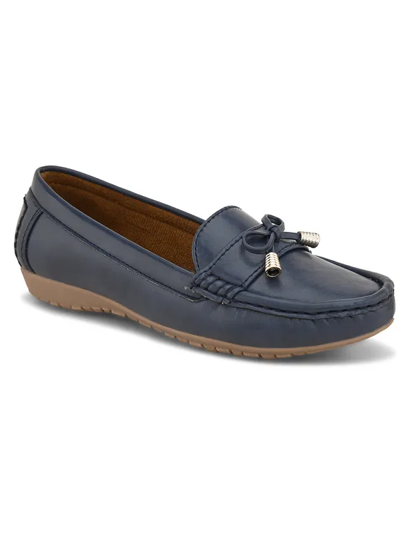 Navy_Faux_Leather_Eva_Sole_Loafers_For_Women