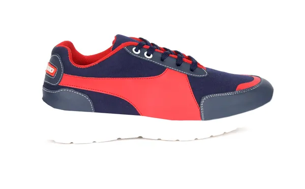 Navy_Faux_Leather_Eva_Sole_Sneakers_For_Men