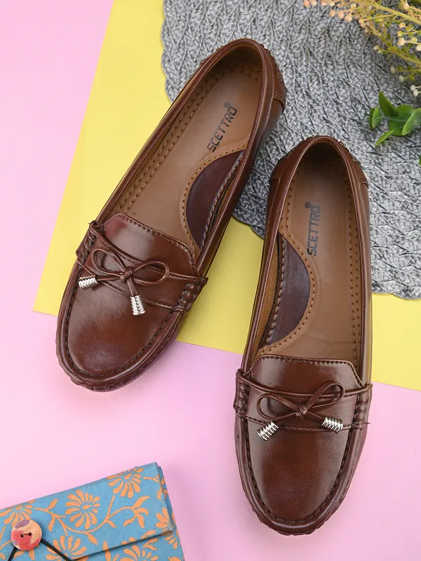 Brown_Faux_Leather_Eva_Sole_Loafers_For_Women