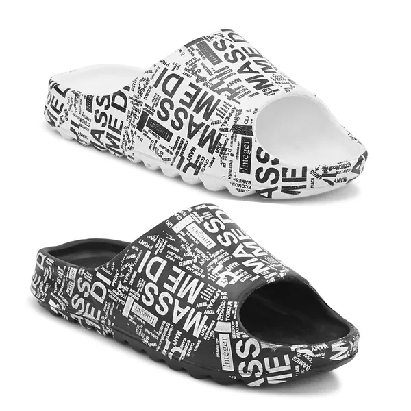 Pack_of_2_White_&_Black_Eva_Sole_Flip_Flop_Sliders_For_Men