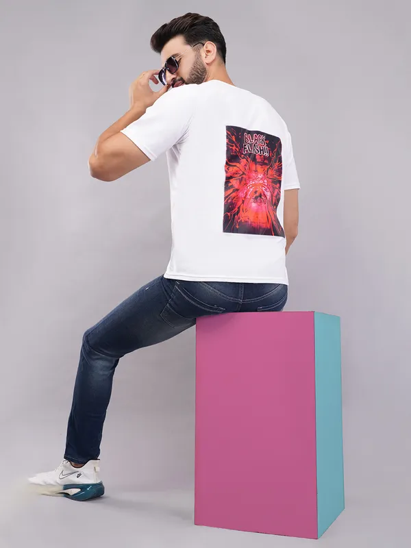 White__Kaisen_Printed_Oversized_T-Shirt_For_Unisex