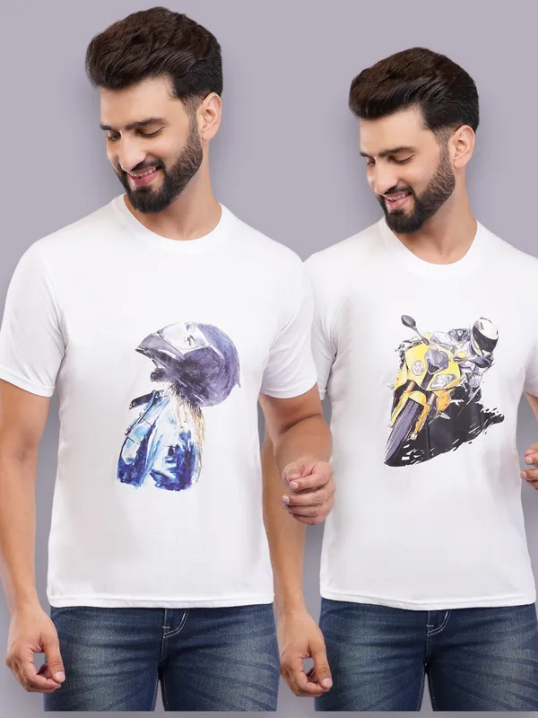 Pack_Of_2_White_Biker_Print_Oversized_T-Shirt_For_Unisex