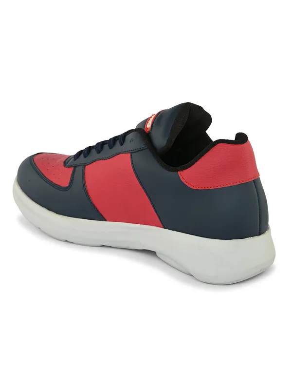 Navy_Faux_Leather_Eva_Sole_Sneakers_For_Men