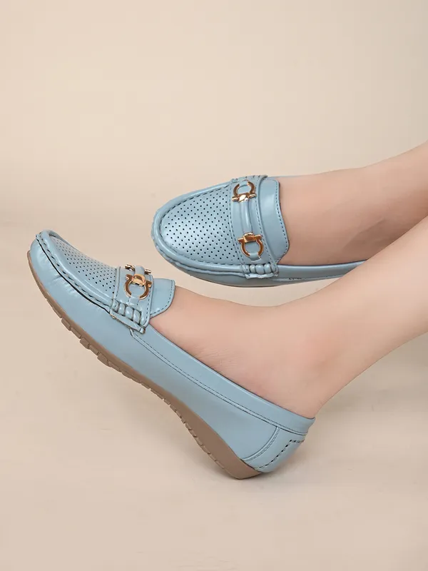 Blue_Faux_Leather_Eva_Sole_Loafers_For_Women