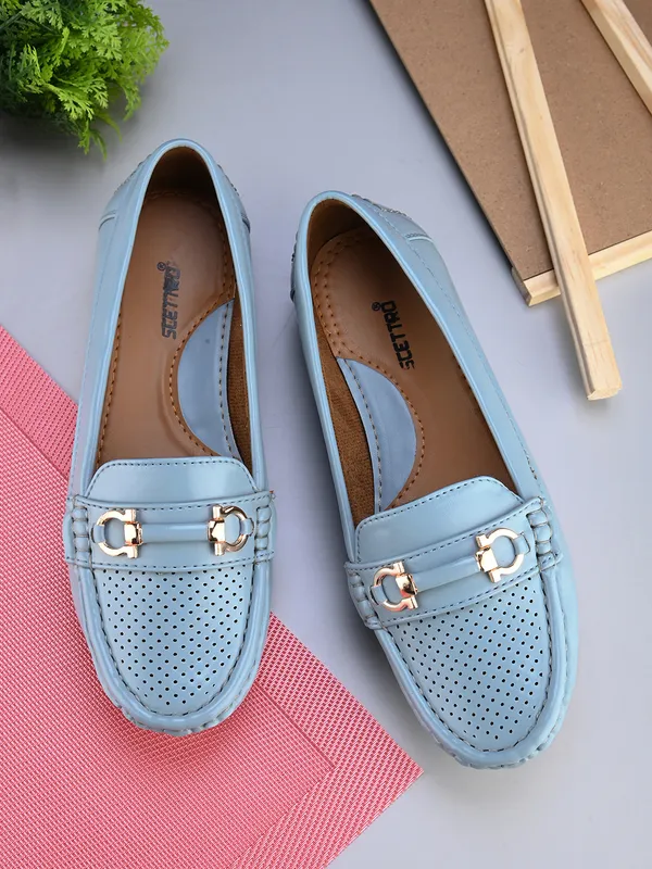 Blue_Faux_Leather_Eva_Sole_Loafers_For_Women
