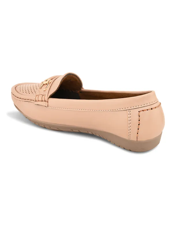 Peach_Faux_Leather_Eva_Sole_Loafers_For_Women