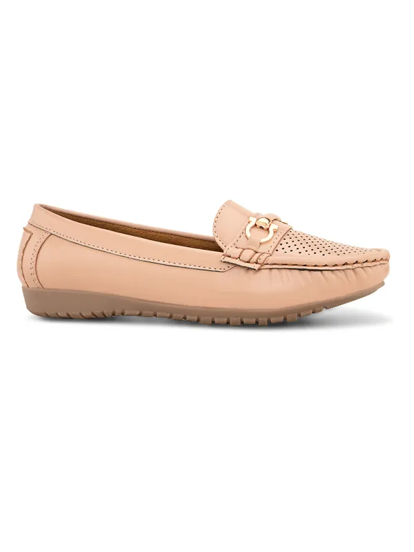 Peach_Faux_Leather_Eva_Sole_Loafers_For_Women