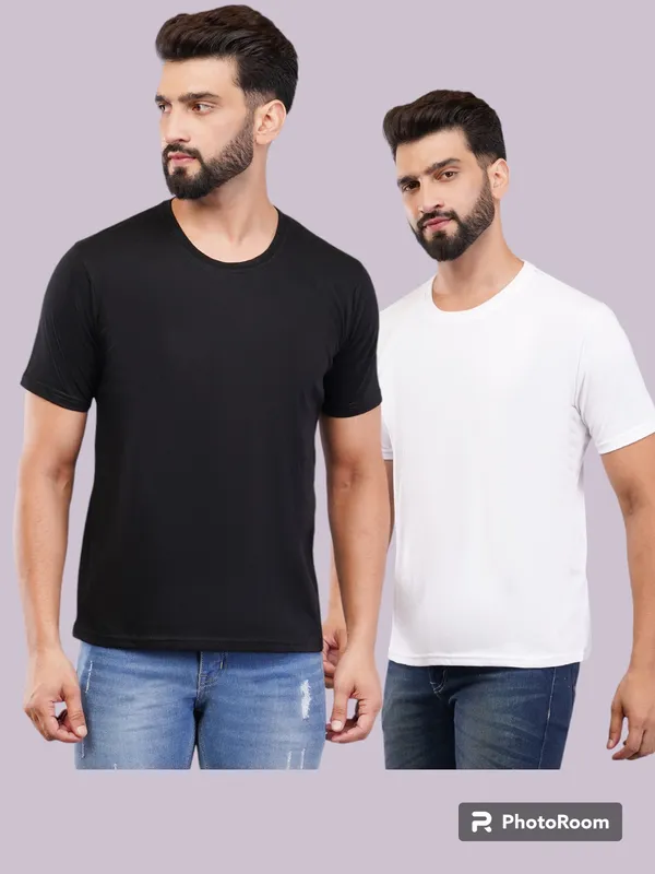 Pack_of_2_Black_&_White_Oversized_Printed_T-Shirt_For_Unisex