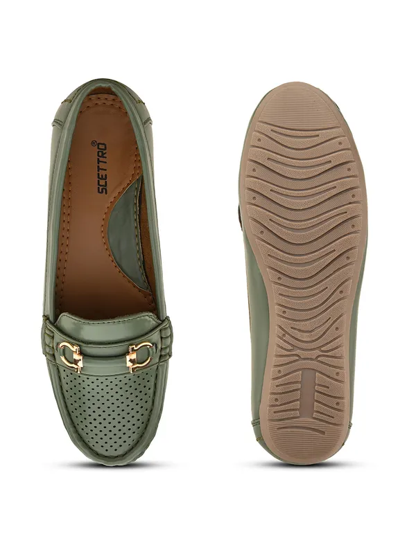 Olive_Faux_Leather_Eva_Sole_Loafers_For_Women