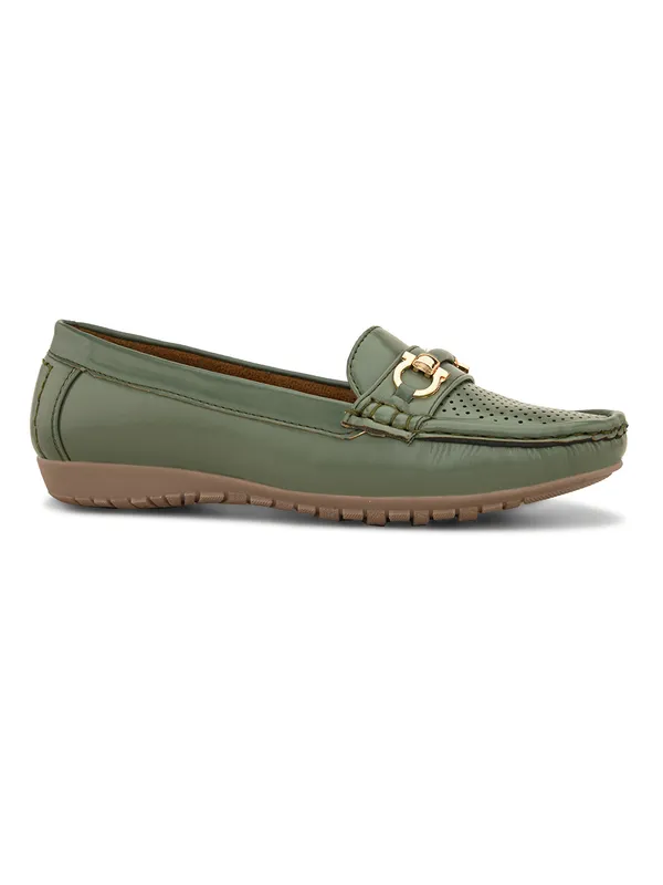 Olive_Faux_Leather_Eva_Sole_Loafers_For_Women