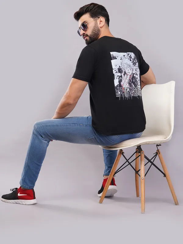 Pack_of_2_Black_&_White_Gojo_Satoru_Printed_Oversized_T-Shirt_For_Unisex
