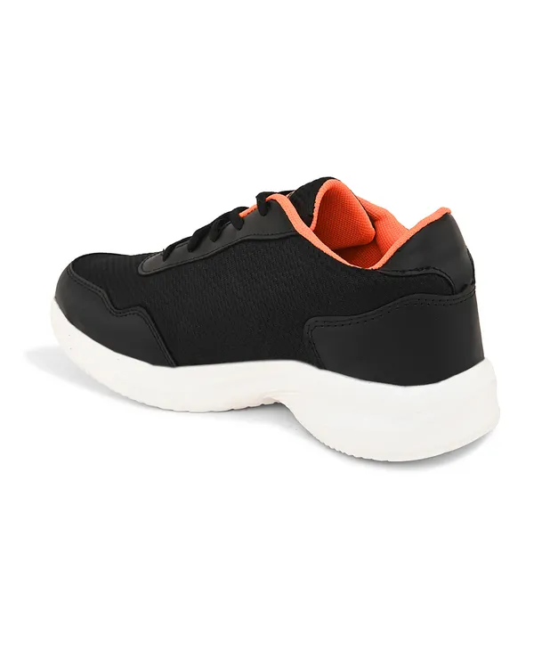 Black_Faux_Leather_Eva_Sole_Sneakers_For_Men