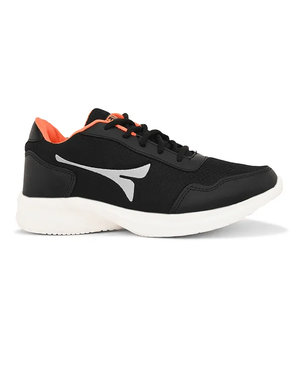 Black_Faux_Leather_Eva_Sole_Sneakers_For_Men