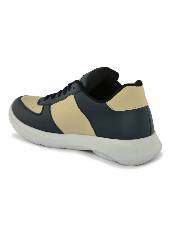 Beige_Faux_Leather_Eva_Sole_Sneakers_For_Men
