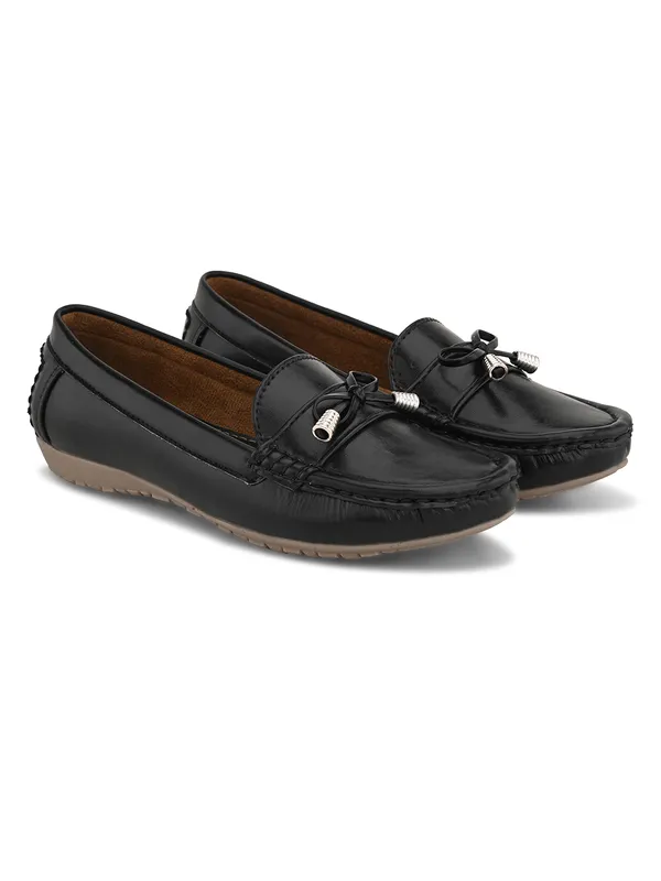 Black_Faux_Leather_Eva_Sole_Loafers_For_Women