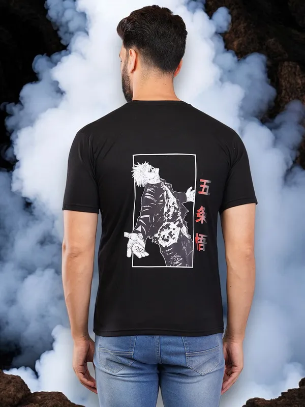 Black_Oversized_Gojo_Satoru_Kaisen_Printed_T-Shirt_For_Unisex