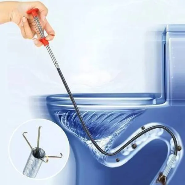 Pack_Of_1_Stainless_Steel_Hair_Catching_Claw_Drain_Sewer_Cleaner