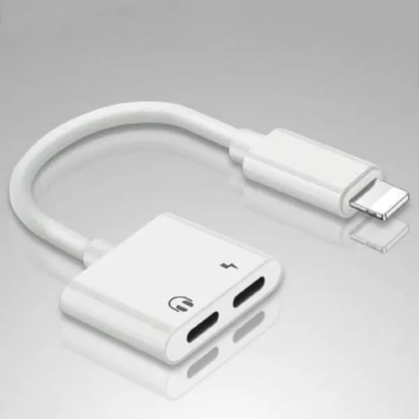 White_2_n_1_Lightning_Splitter_Adapter_Dual_Lightning_Headphone_Jack_Phone_Converter__(Android,_iOS)