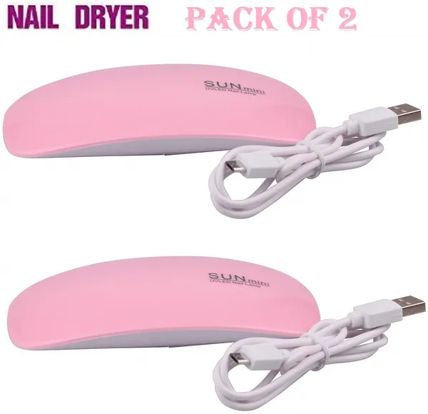 Pack_of_(2)_Pink_Automatic_Nail_Dryer_Art_6W_Tool_LED_UV_Lamp_Nail_Dryer_Machine_(2_PCS)