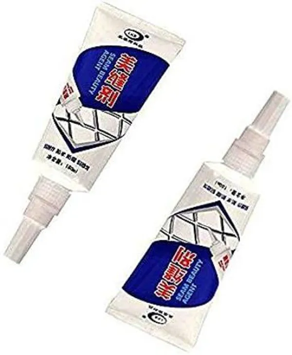 White_Pack_Of_2_Tiles_Gap_Filler_Waterproof_Crack_Gap_Filler_Agent_Water_Resistant