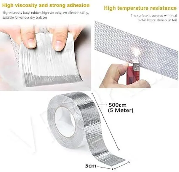 Pack_of_2_Leakage_Repair_Waterproof_Tape_for_Pipe_Leakage_Water,_Hot_&_Cold_Temperature_Aluminium_Foil_Tape,_Perfect_for_Sealing_Water_Leakage_(5_CM_x_5M,_Silver)