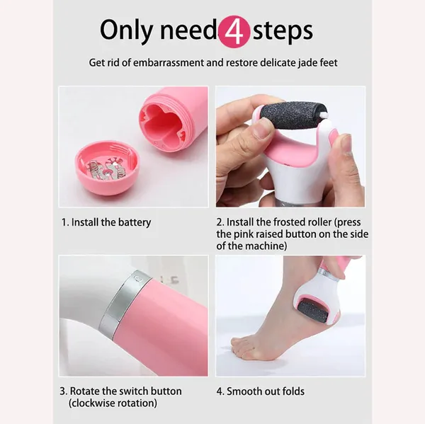 Pink_Foot_Roller_Callus_Remover_Hard_And_Dead_Skin_|Feet_Care_Callus_|Pedicure_for_Hard_Cracked_Skin,_Foot_Scrubber_Roller_|pedicure_machine_foot_spa_electric_for_home(MULTI_COLOR)