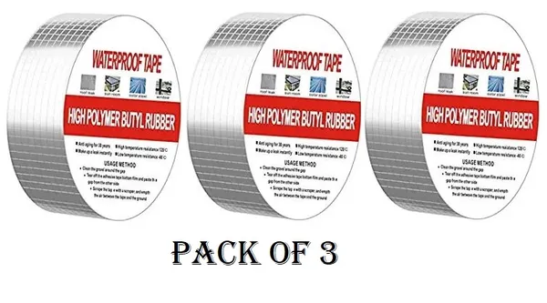 Pack_of_3_Leakage_Repair_Waterproof_Tape_for_Pipe_Leakage_Roof_Water_Leakage_Solution_Aluminium_Foil_Tape_Waterproof_Adhesive_Tape_Sealing_Butyl_Rubber_Tape_for_Leakage_(5CM*5M_(Pack_Of_3))
