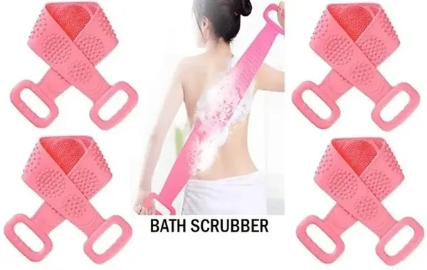 Pack_of_4_Pink_Silicone_Body_Back_Scrubber_Double_Side_Bathing_Brush_for_Skin_Deep_Cleaning_Massage,_Dead_Skin_Removal_Exfoliating_Belt_for_Shower,_Easy_to_Clean_for_Men_&_Women
