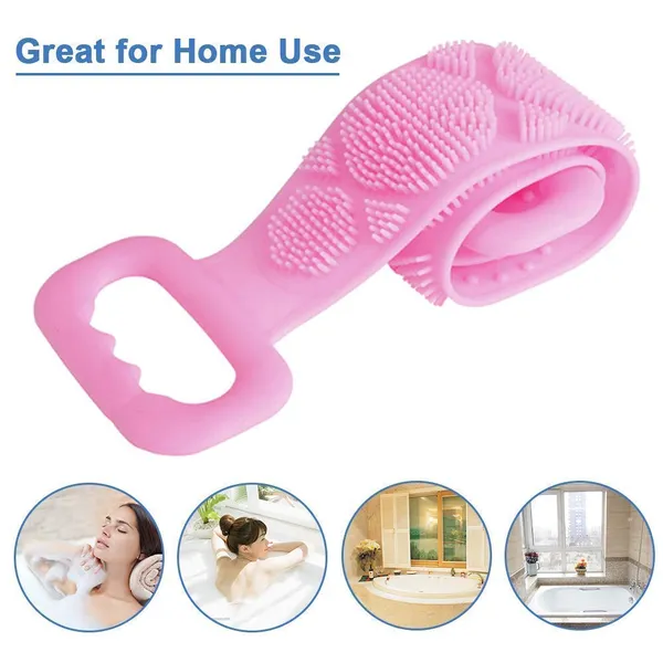 Pack_of_4_Pink_Silicone_Body_Back_Scrubber_Double_Side_Bathing_Brush_for_Skin_Deep_Cleaning_Massage,_Dead_Skin_Removal_Exfoliating_Belt_for_Shower,_Easy_to_Clean_for_Men_&_Women