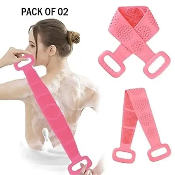 Pack_of_2_Pink_Silicone_Body_Back_Scrubber_Double_Side_Bathing_Brush_for_Skin_Deep_Cleaning_Massage,_Dead_Skin_Removal_Exfoliating_Belt_for_Shower,_Easy_to_Clean_for_Men_&_Women