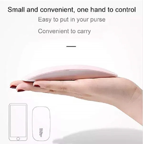 Pink_Automatic_Nail_Dryer_Art_6W_Tool_LED_UV_Lamp_Nail_Dryer_Machine