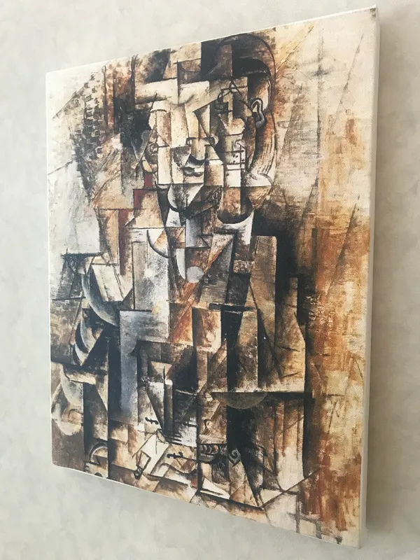 Man_with_A_Violin,_1912,_A_Painting_by_Pablo_Picasso,_Framed_Canvas,_Wall_Decor,_Multicolor
