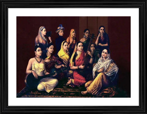 Galaxy_of_Musicians_(1889),_A_Raja_Ravi_Varma_Painting,_Framed,_Wall_Decor,_Multicolor