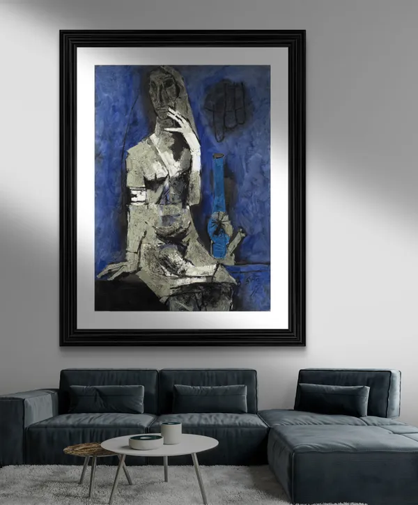 Virgin_Night-_M.F._Husain's_Painting,_Framed,_Wall_Decor,_Multicolor
