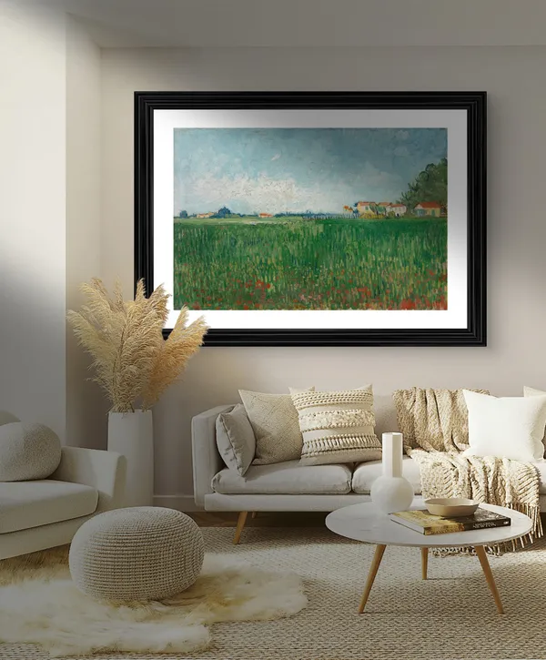 Field_with_Poppies_1890,_A_Painting_by_Van_Gogh,_Framed,_Wall_Decor,_Multicolor