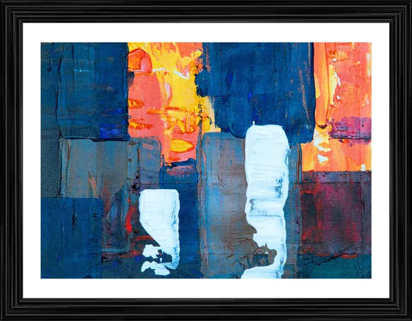 Abstract_Theme_Modern_Art_Painting,_Wall_D�cor,_Framed,_Multicolor