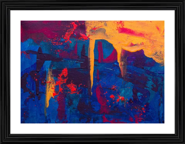 Abstract_Theme_Modern_Art_Painting,_Wall_D�cor,_Framed,_Multicolor