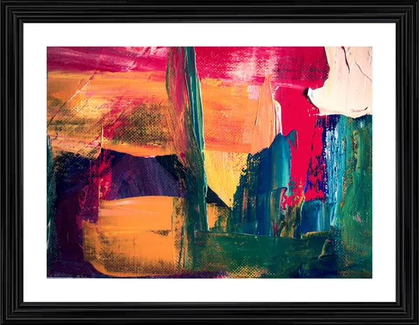 Abstract_Theme_Modern_Art_Painting,_Wall_D�cor,_Framed,_Multicolor