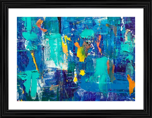 Abstract_Theme_Modern_Art_Painting,_Wall_D�cor,_Framed,_Multicolor