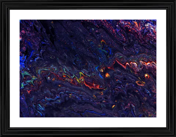 Abstract_Theme_Modern_Art_Painting,_Wall_D�cor,_Framed,_Multicolor
