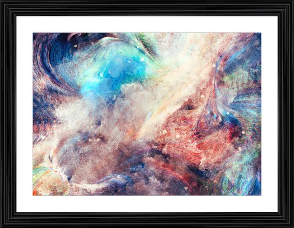 Abstract_Theme_Modern_Art_Painting,_Wall_D�cor,_Framed,_Multicolor