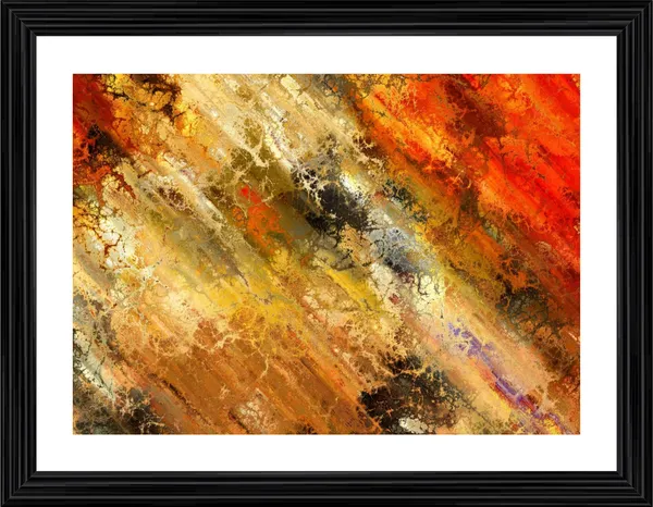 Abstract_Theme_Modern_Art_Painting,_Wall_D�cor,_Framed,_Multicolor