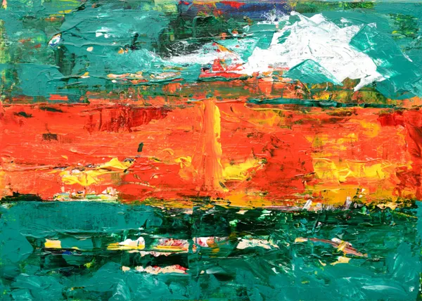 Abstract_Theme_Modern_Art_Painting,_Wall_D�cor,_Framed_Canvas,_Multicolor