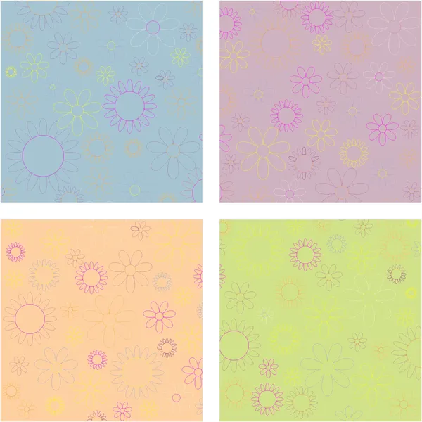 Abstract_Theme_Modern_Art_Painting,_Wall_D�cor,_Framed_Canvas,_Set_of_4,_12"x12"_each,_Multicolor