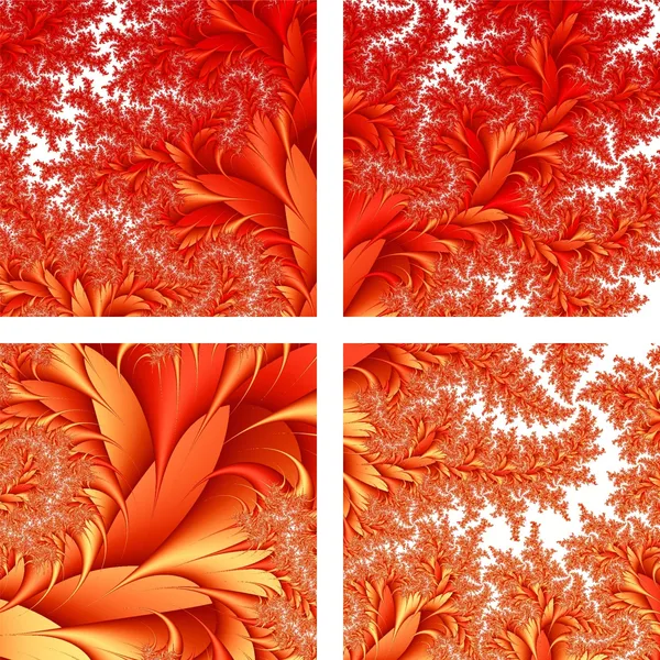 Abstract_Theme_Modern_Art_Painting,_Wall_D�cor,_Framed_Canvas,_Set_of_4,_12"x12"_each,_Multicolor